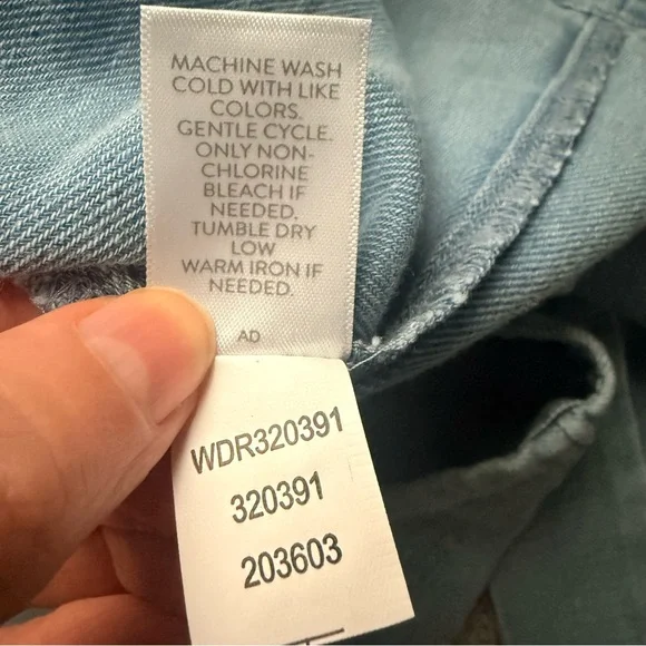 J.Jill Pure Denim Indigo Collection Dress Blue Size M Midi Relaxed Lagenlook NWT - Picture 11 of 12